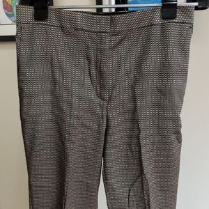 Ann Taylor Blk/Gold Dress Pants, NWOT, Size 10